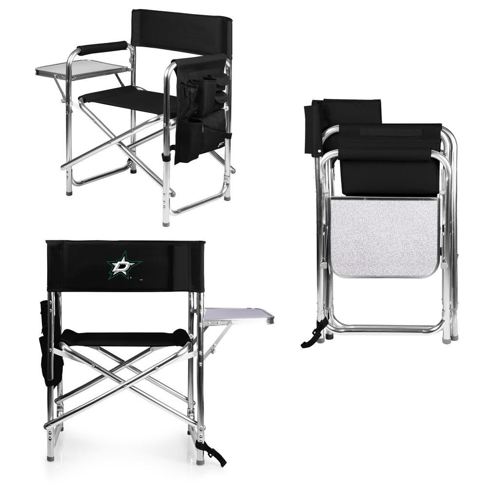 Dallas Stars Black Sports Chair