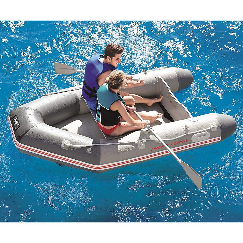 Hydro Force 110 in. Caspian Pro Inflatable Boat Set with Oars and Pump