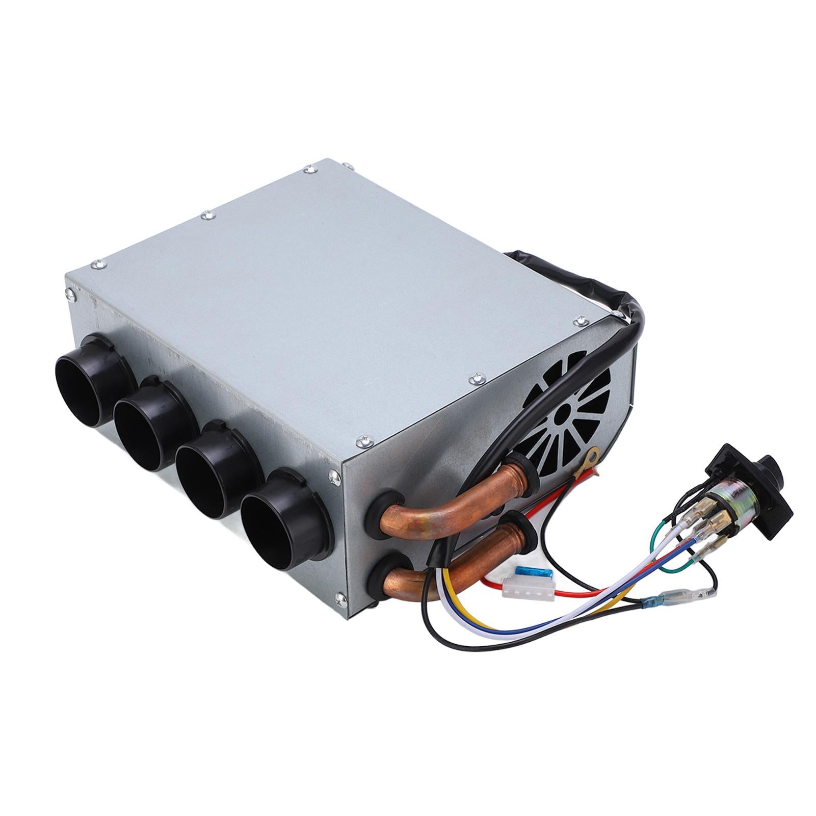 Ymiko Car Electric Heater,Car Electric Heater 4 Vent Hole Windscreen Defogger 3 Speed Adjustable 12V 80W Low Noise,3 Speed Car Heater