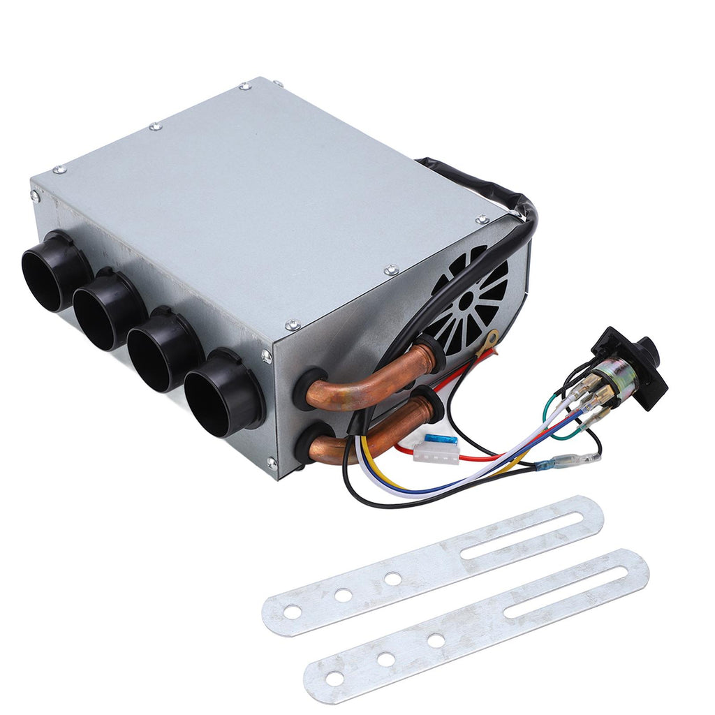 Ymiko Car Electric Heater,Car Electric Heater 4 Vent Hole Windscreen Defogger 3 Speed Adjustable 12V 80W Low Noise,3 Speed Car Heater