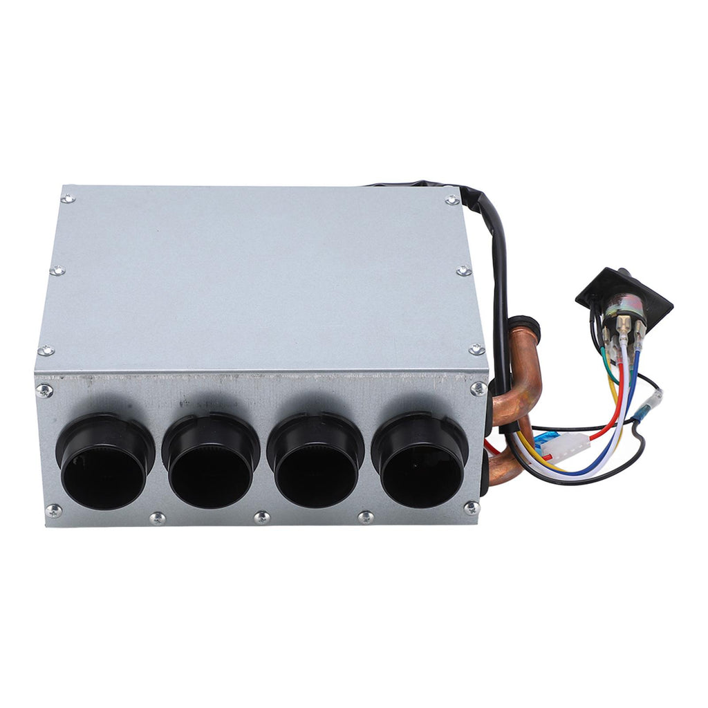 Ymiko Car Electric Heater,Car Electric Heater 4 Vent Hole Windscreen Defogger 3 Speed Adjustable 12V 80W Low Noise,3 Speed Car Heater