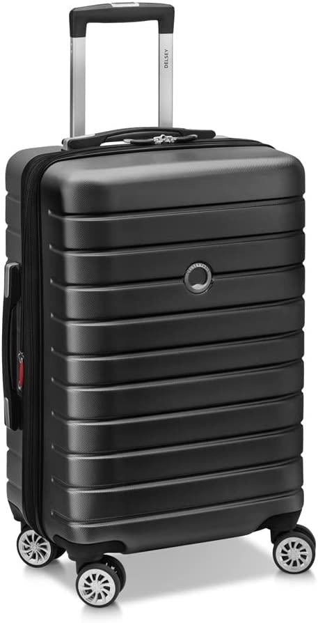 Jessica Hardside Expandable Luggage with Spinner Wheels (Black, 2-Piece Set (21/25))
