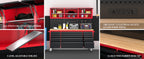 72" Rolling Tool Chest with 15 Drawers - Heavy Duty GaraWorkbench with Power Strip & Pegboard - 18" Deep 1.2" Thick Solid Top, Lockable Tool StoraCabinet for Professional Mechanic