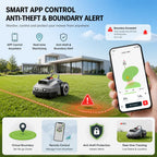 Robot Lawn Mower, Wire-Robotic Mower for 0.99 Acres, No Perimeter Wire, Auto-Mapping, RTK + AI 3D Vision Navigation, 300+ Object Avoidance, 57% Slope, IP66 Automatic Grass Cutter