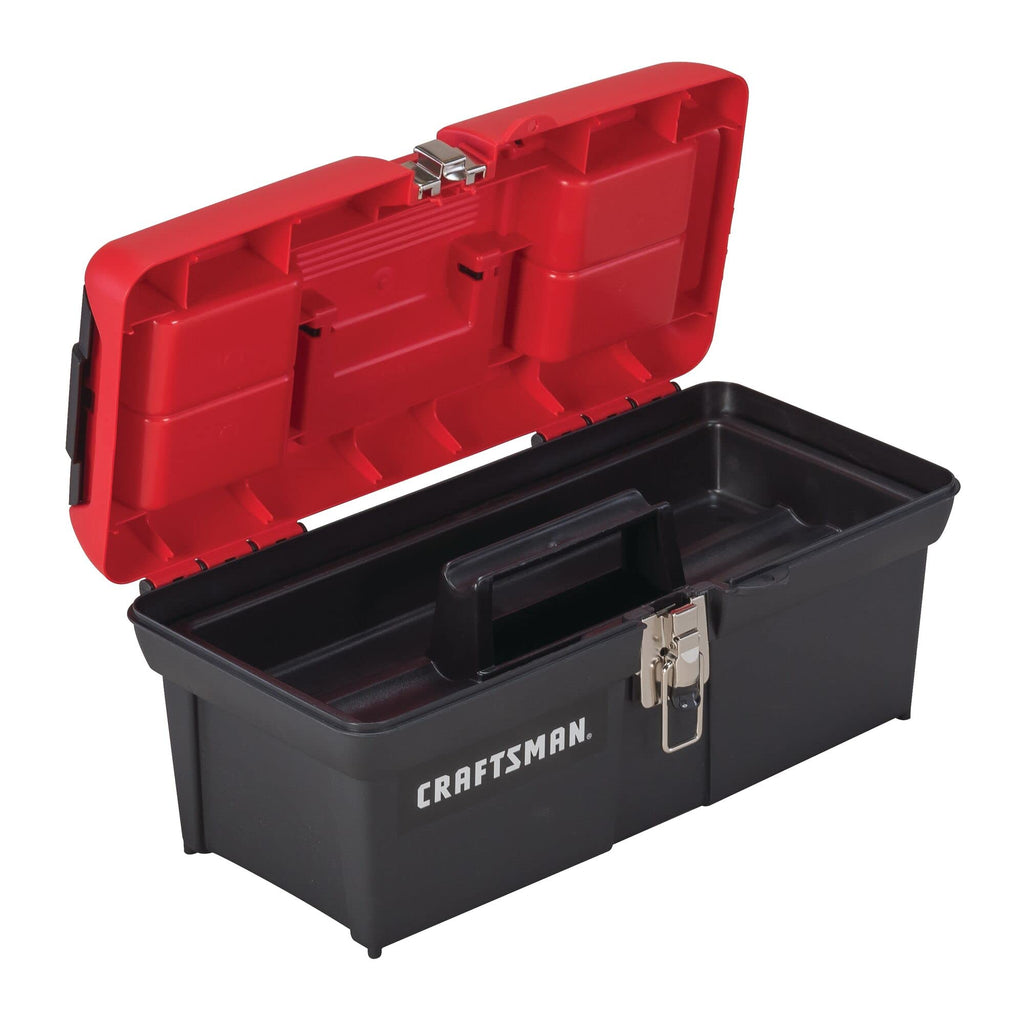 Tool Box, Lockable, 16 in., Red/Black (CMST16901)