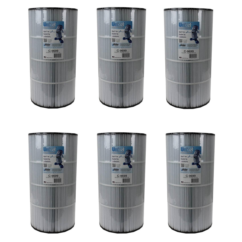 unicel 100 square feet replacement pool spa filter cartridge (6 pack)