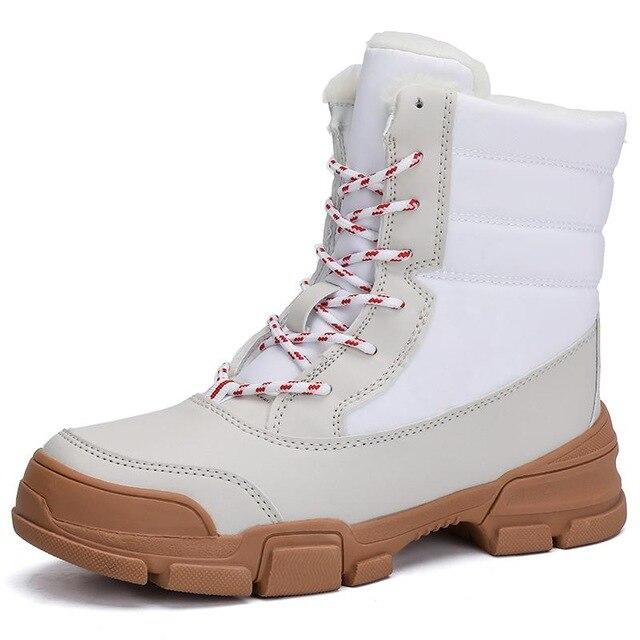 2021 Women Winter Snow Boots Waterproof Fur Ankle Boot