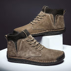 Shoes -New Lace-UP Non-slip Cow Suede Ankle Men Boots