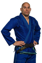 Fuji Suparaito Superlite Brazilian Jiu Jitsu Gi - Blue w Green (A0)