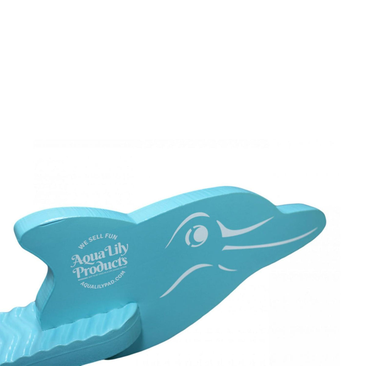 Aqua Lily Pad 20' All American 2 Layer Water Playground Floating Foam Island and Dolphin Swimming Pool Noodle Foam Float, Aqua