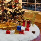 Faux Fur Christmas Tree Skirt 72"