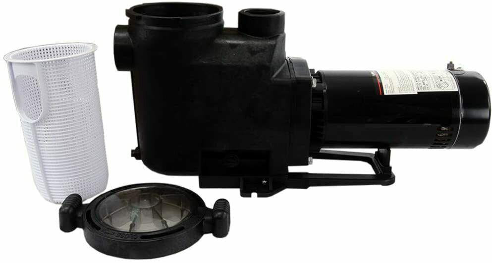 rx clear silent-flow in-ground swimming pool pump w/ 2" ports (select size)