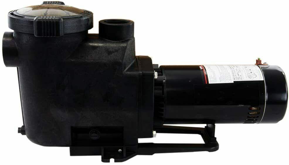 rx clear silent-flow in-ground swimming pool pump w/ 2" ports (select size)