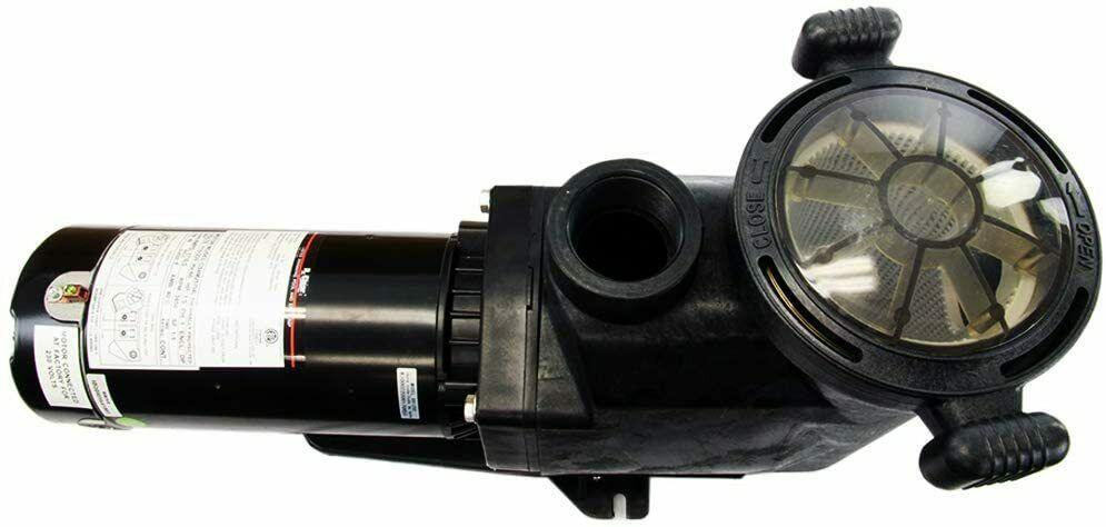 rx clear silent-flow in-ground swimming pool pump w/ 2" ports (select size)