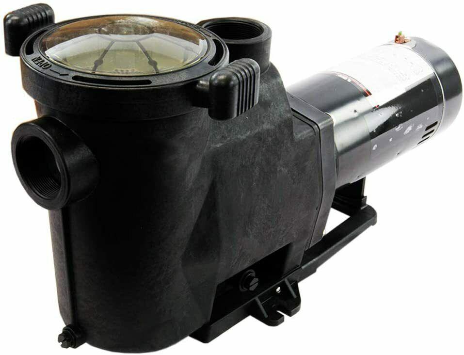 rx clear silent-flow in-ground swimming pool pump w/ 2" ports (select size)
