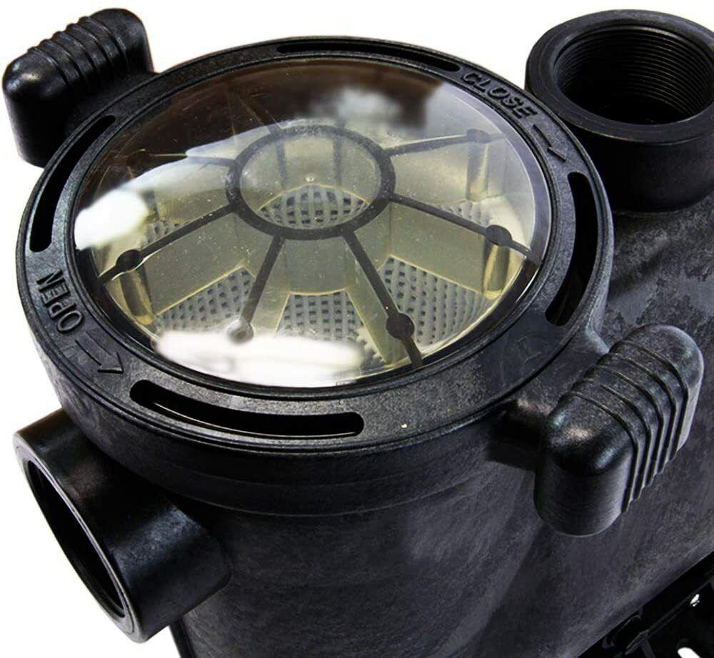 rx clear silent-flow in-ground swimming pool pump w/ 2" ports (select size)