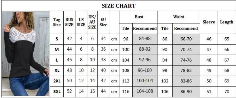 Women's clothing - Round Neck Lace Patchwork T-Shirts