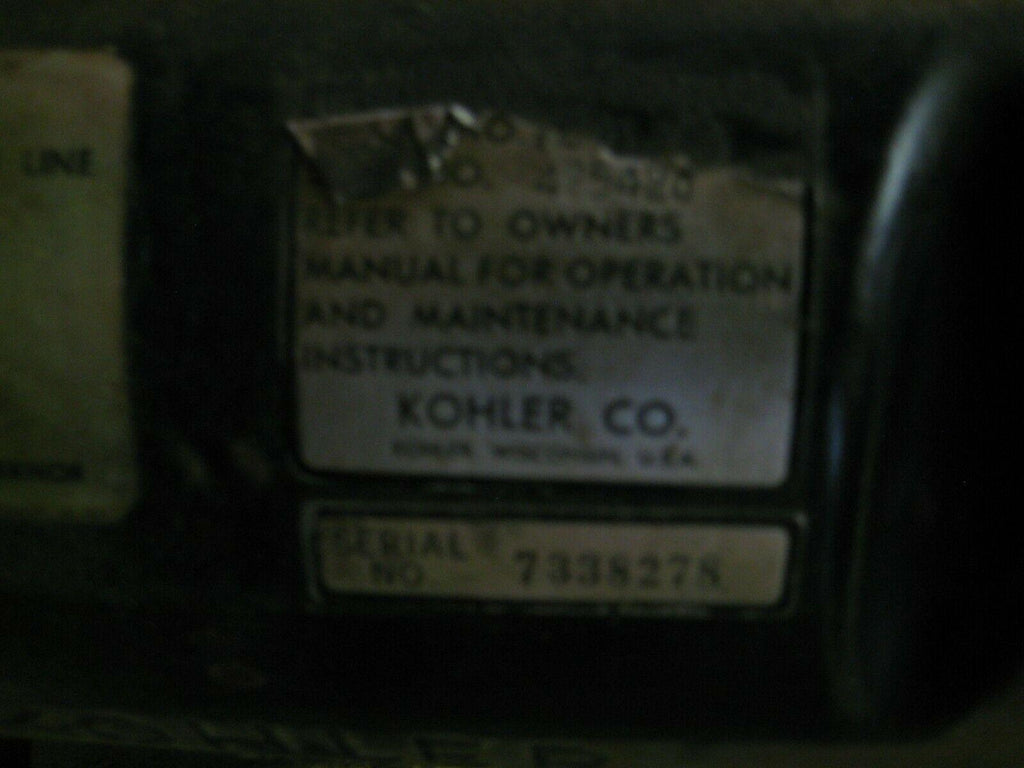 John Deere 210 212 214 - Kohler 12hp/K301 AQS engine.