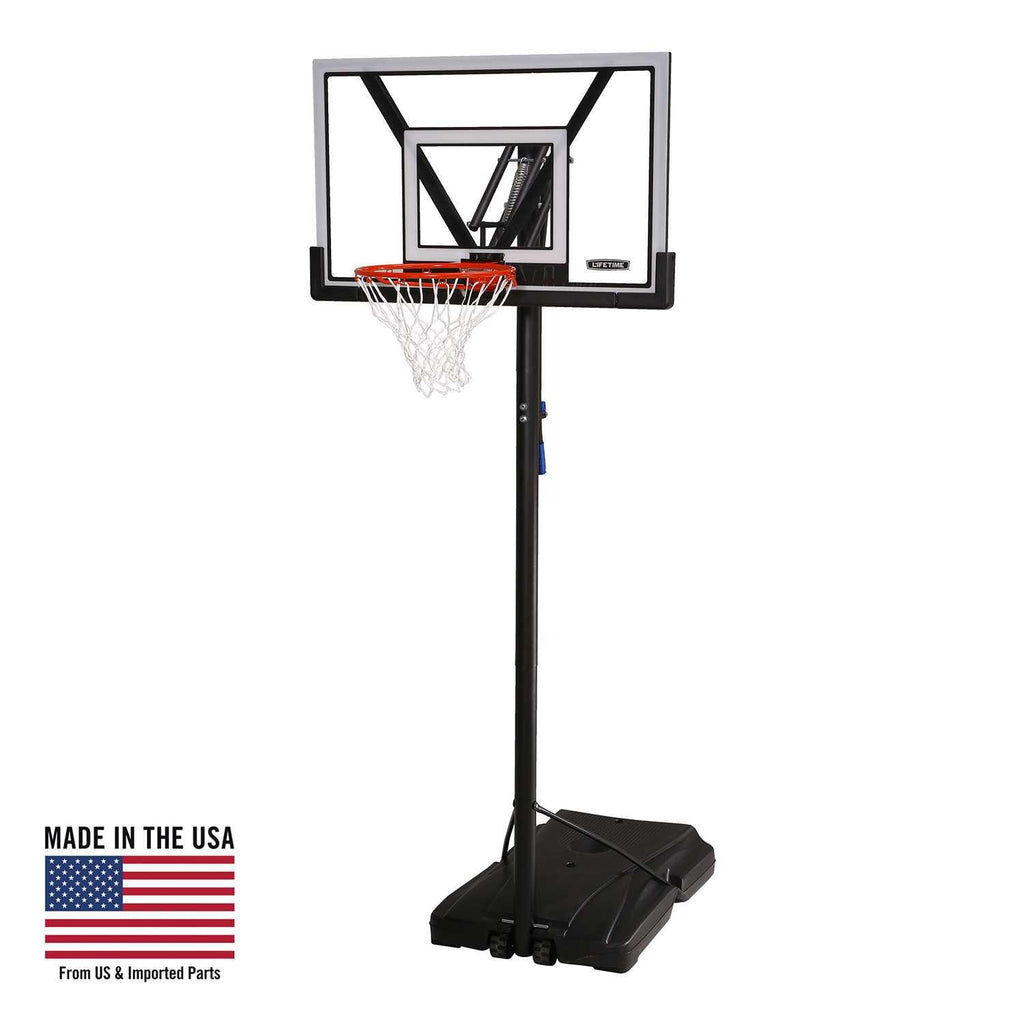Lifetime 48 in. Adjustable Portable Basketball Hoop, 90585