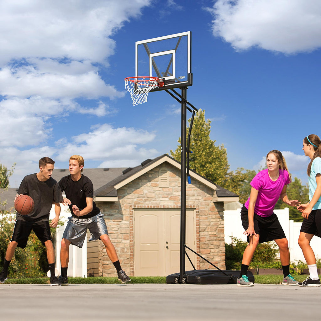 Lifetime 48 in. Adjustable Portable Basketball Hoop, 90585