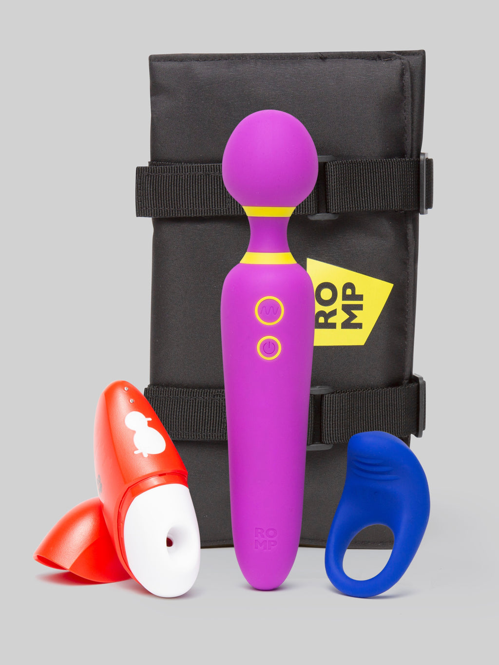 Romp Pleasure Sex Toy Kit (3 Piece), Purple