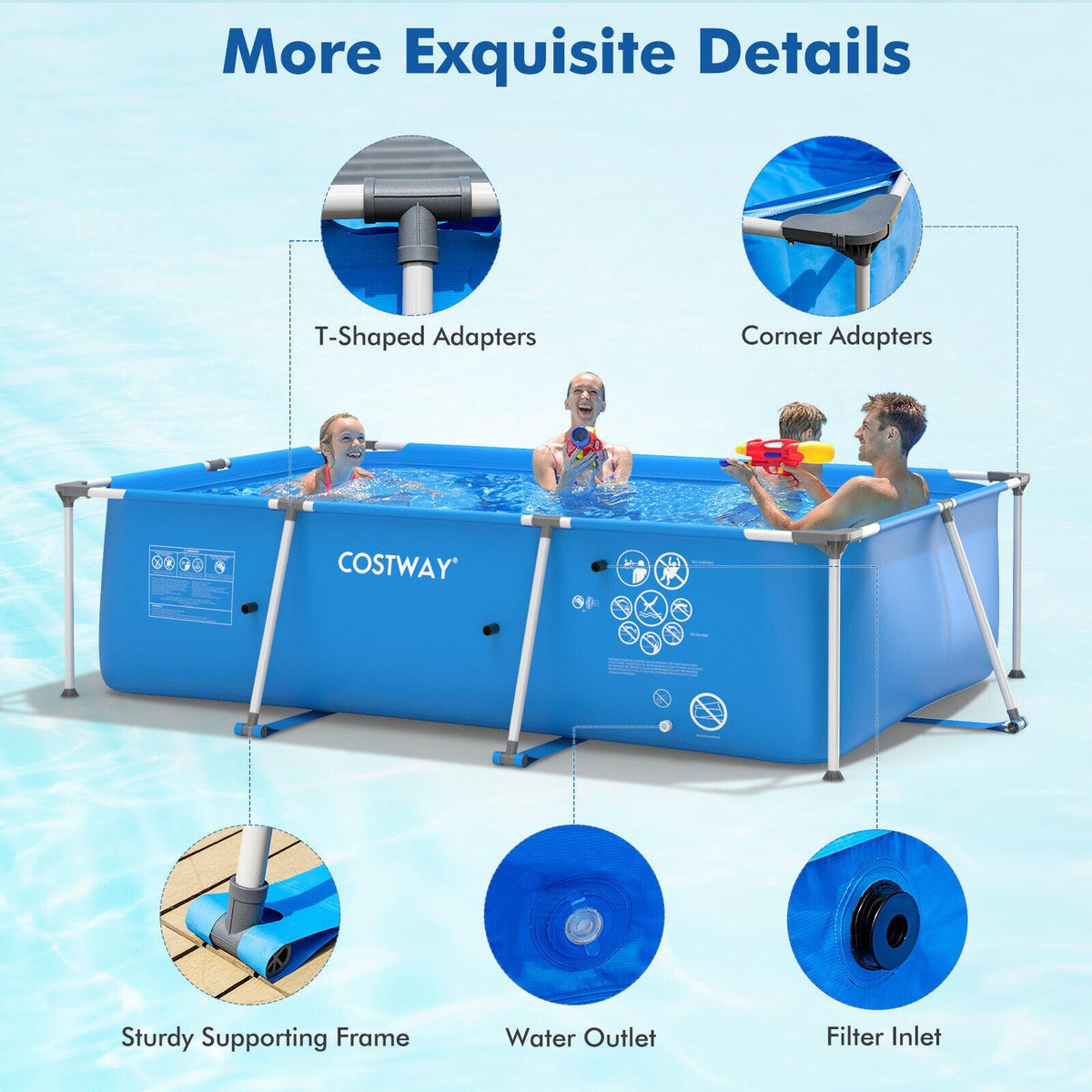 above ground swimming pool rectangular frame above ground pool with pool cover