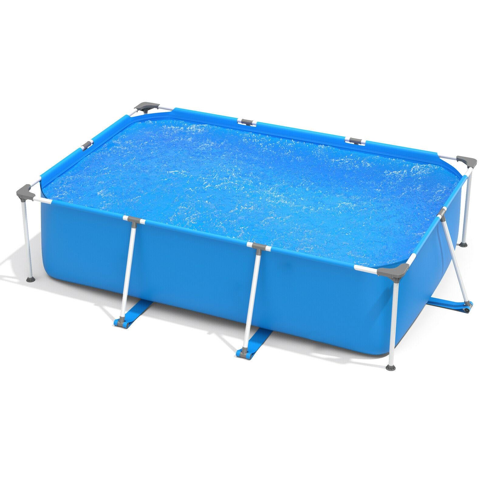 above ground swimming pool rectangular frame above ground pool with pool cover