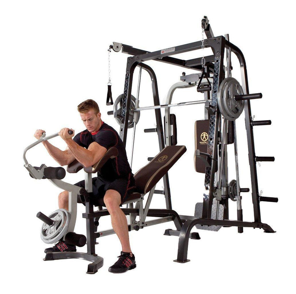 Marcy Deluxe Diamond Elite Smith CaWorkout Machine Total Body Gym