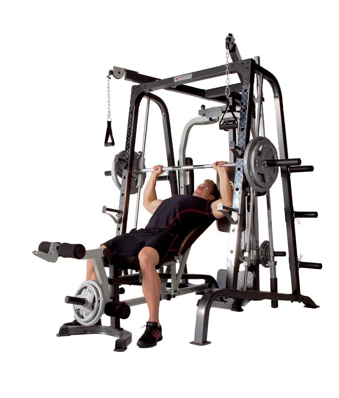Marcy Deluxe Diamond Elite Smith CaWorkout Machine Total Body Gym