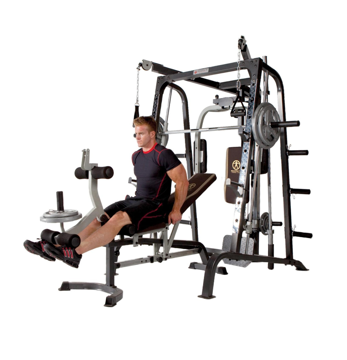 Marcy Deluxe Diamond Elite Smith CaWorkout Machine Total Body Gym