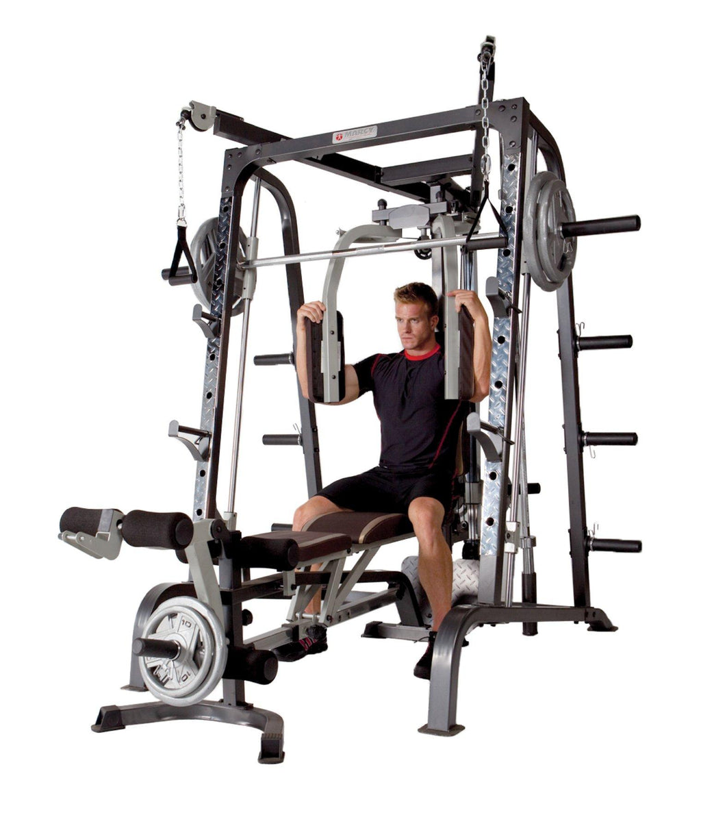 Marcy Deluxe Diamond Elite Smith CaWorkout Machine Total Body Gym