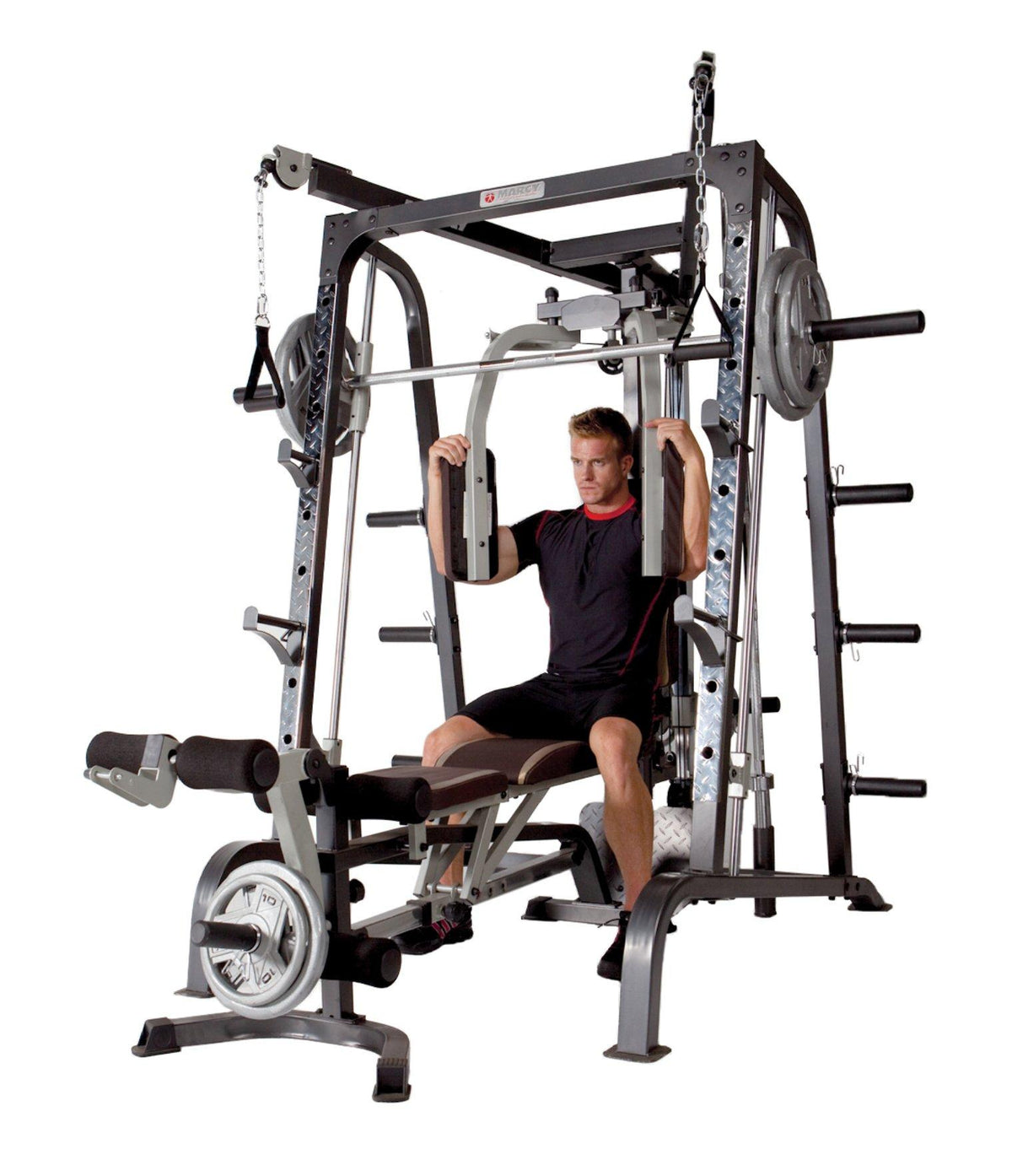Marcy Deluxe Diamond Elite Smith CaWorkout Machine Total Body Gym