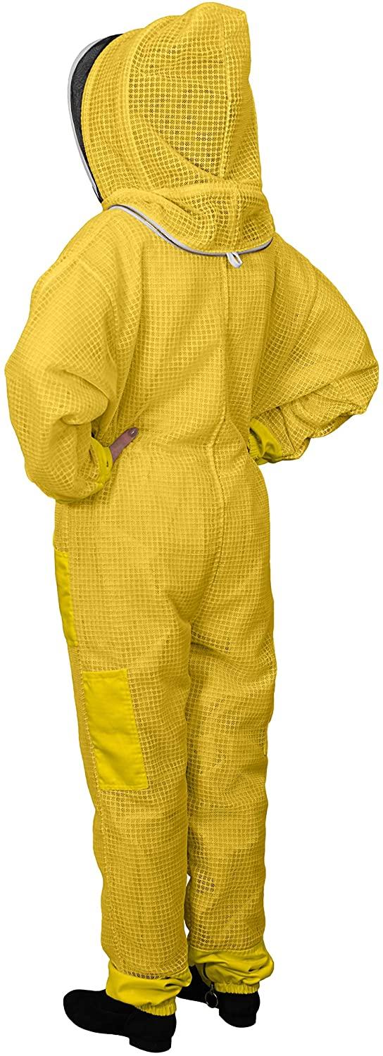 humble bee 421 suit beekeeping jacket, yellow