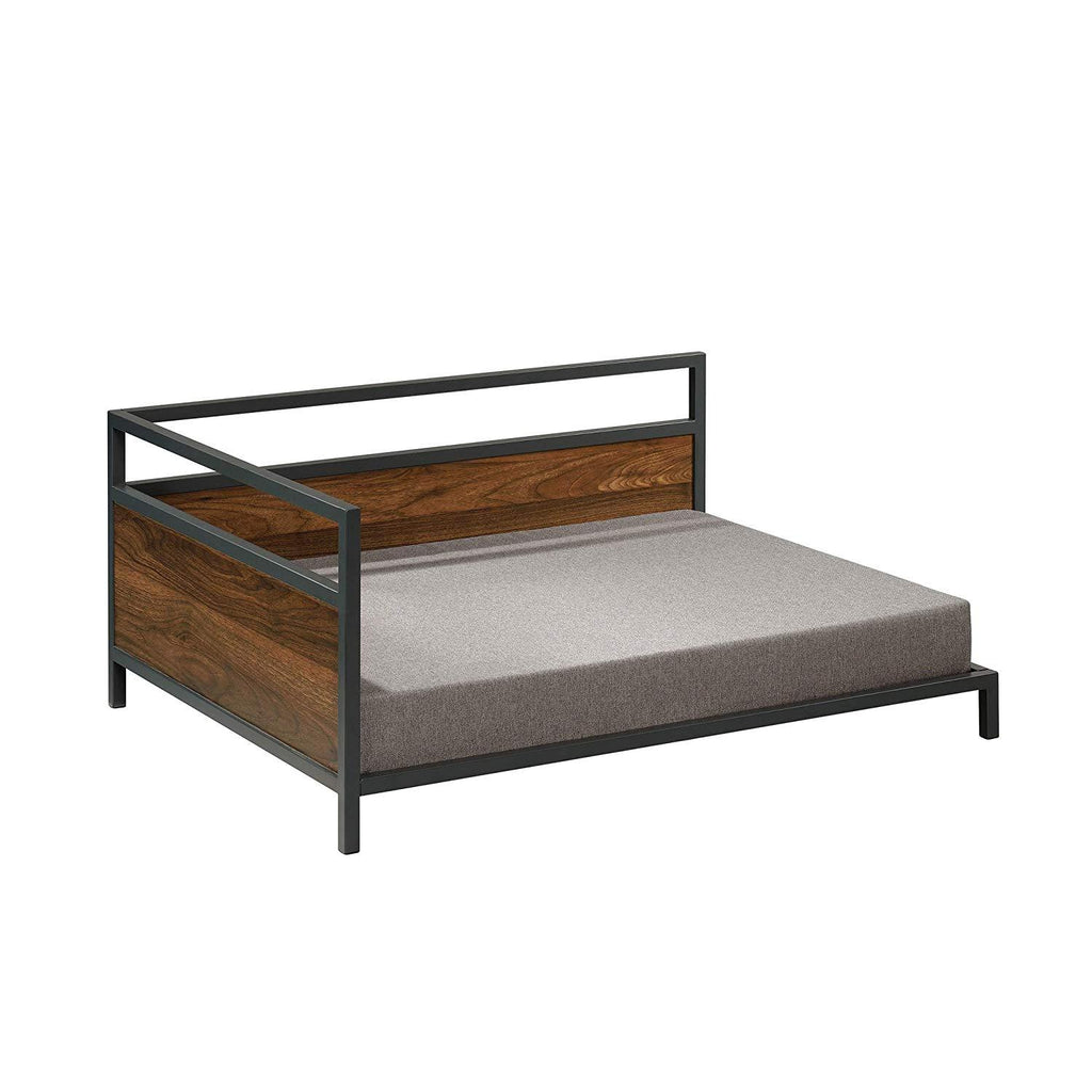 Sauder 424097 Corner Dog Bed - Large, Noble Walnut Finish