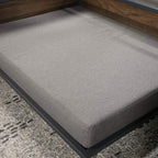 Sauder 424097 Corner Dog Bed - Large, Noble Walnut Finish