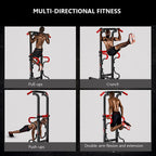 Power Tower Multi-Function Pull Up Bar Dip Station Dip Stands for Home Gym Workout Training Fitness Exercise Equipment