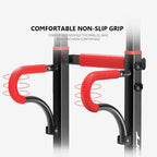 Ajustable Height Power Tower Dip Station Pull Up Bar for Home Gym Strength Training Workout Equipment,330lbs