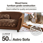 Enchanted Home Pet Ultra Plush Astro Sofa Dog Bed