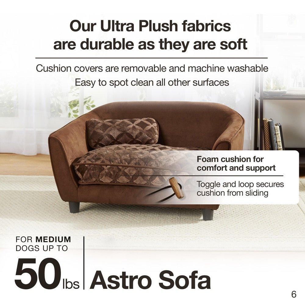 Enchanted Home Pet Ultra Plush Astro Sofa Dog Bed