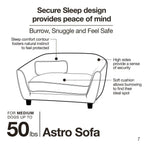 Enchanted Home Pet Ultra Plush Astro Sofa Dog Bed
