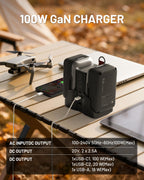 21" 40V Cordless Lawn Mower, Self-Propelled &amp; Push 2-in-1 Battery Powered Lawnmower with 2 x 8.0Ah