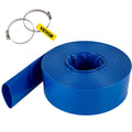 water discharge hose pvc |4" x 105 ft| weather-proof| burst-proof|
