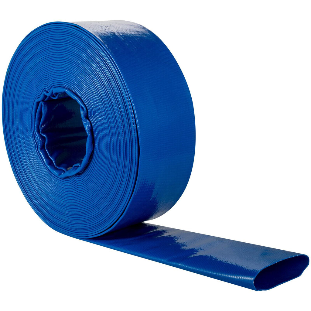 water discharge hose pvc |4" x 105 ft| weather-proof| burst-proof|