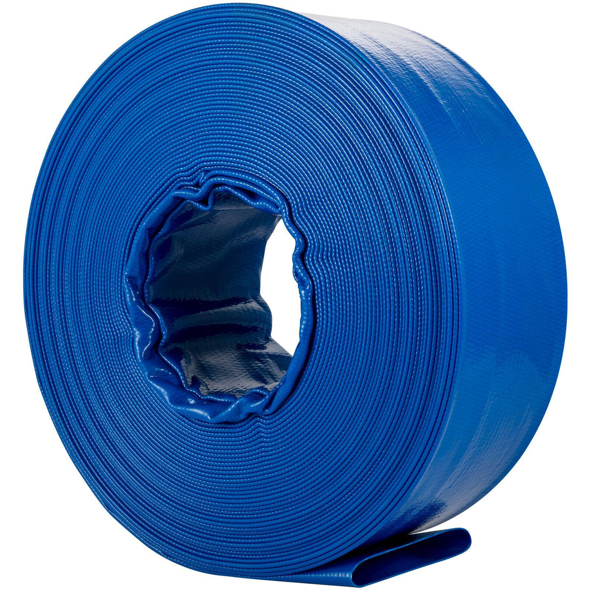 water discharge hose pvc |4" x 105 ft| weather-proof| burst-proof|