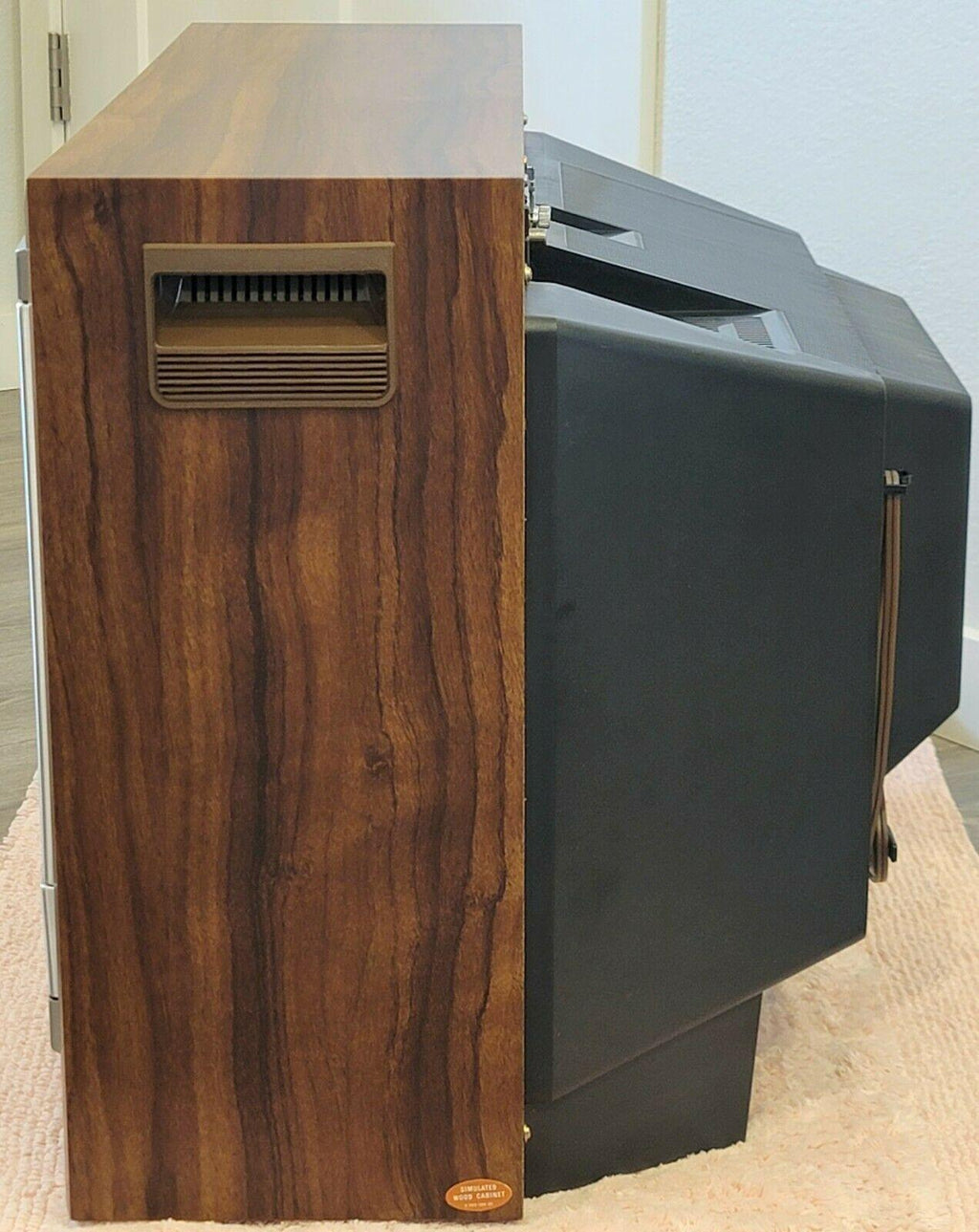 vtg rare sony 19" trinitron color tv receiver kv-1923 gaming works clean