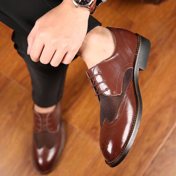 Shoes - Luxury Brand Men's Business Leather Shoes