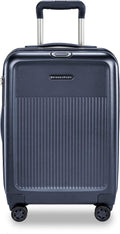 Sympatico Hardside International Spinner Luggage, Matte Navy, 21-Inch Carry-On