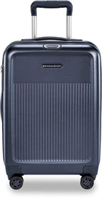 Sympatico Hardside International Spinner Luggage, Matte Navy, 21-Inch Carry-On