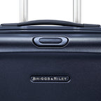 Sympatico Hardside International Spinner Luggage, Matte Navy, 21-Inch Carry-On