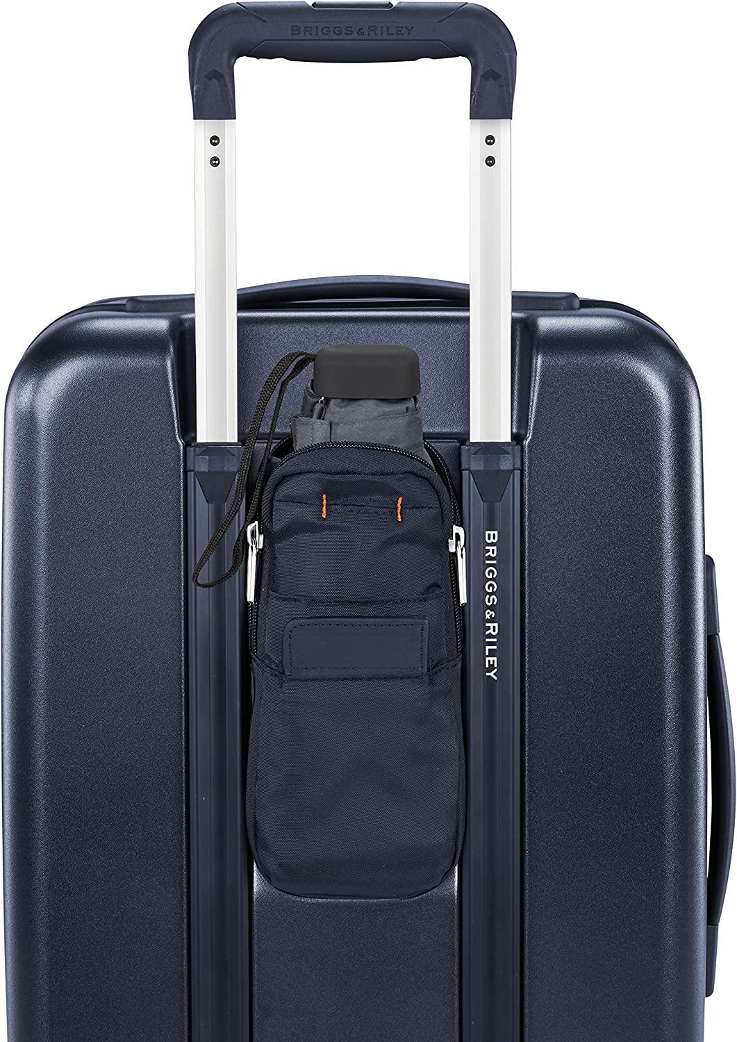 Sympatico Hardside International Spinner Luggage, Matte Navy, 21-Inch Carry-On
